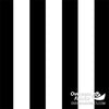 Bryant Outdoor Fabric 54" (Courtyard 2021) -  Awning Stripe Large, Chalk Black