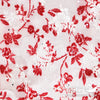 Burnout Velvet 60" - Flower Stems, Red