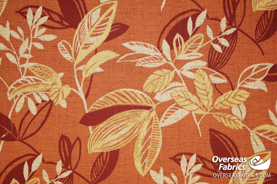 Bryant Outdoor Fabric 54" - Palms, Ginger