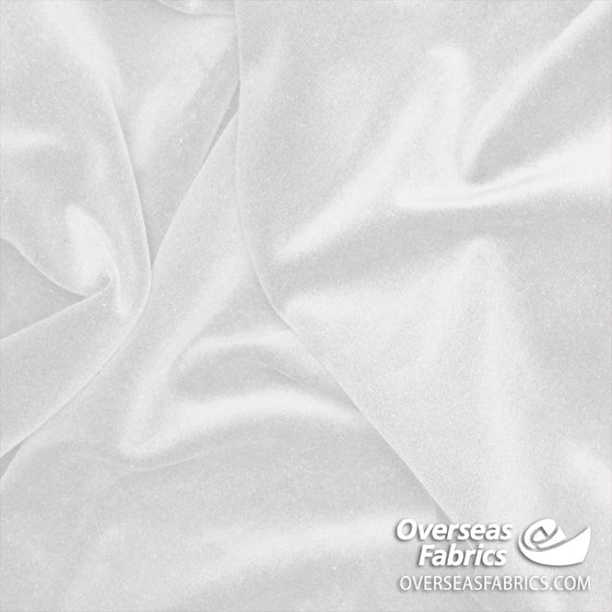 Cotton Velveteen 45" - White