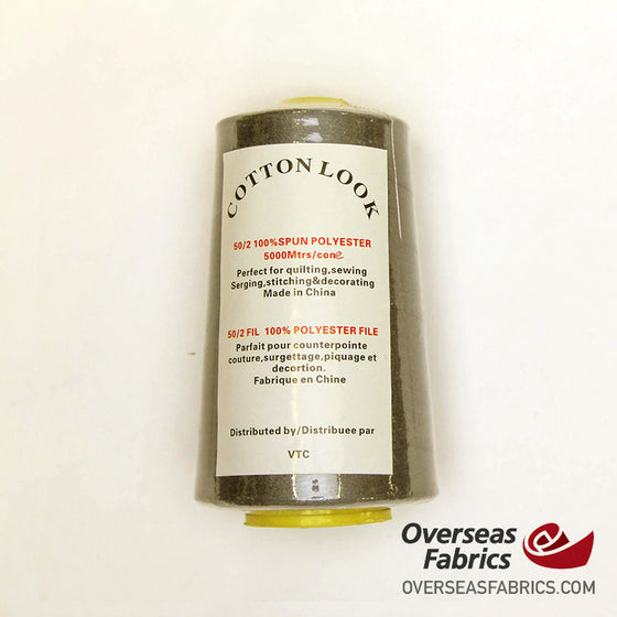 Cotton-Look Serger Thread 5000m - #462 Grey Taupe