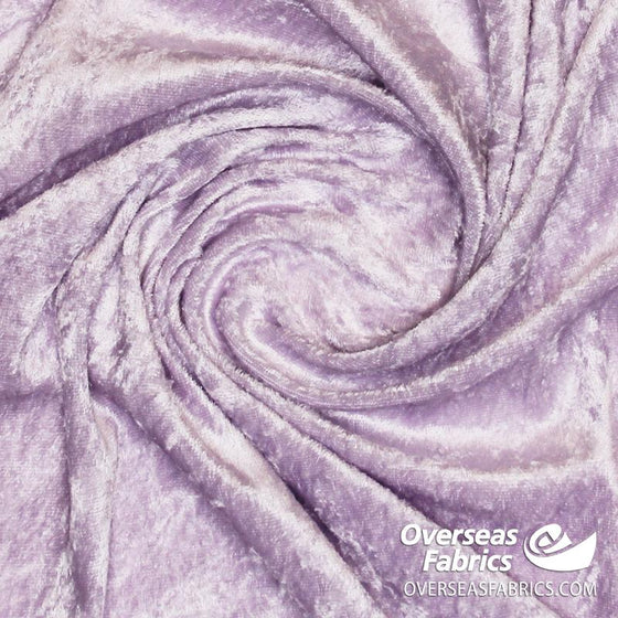 Panne Crushed Velvet 60" - Lilac