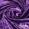 Panne Crushed Velvet 60" - Purple