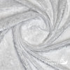 Panne Crushed Velvet 60" - White