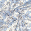 Dress Cotton 60" (Jun 2021) - Design 11, Multi Daisies, Blue