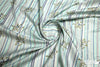 Dress Cotton 60" - Design 05, Floral Multi Stripe, Blue (Spring 2022)