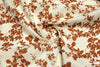 Dress Cotton 60" - Design 08, Floral Silhouette, Brown (Summer 2022)