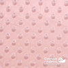 Dot Minky Fleece 60" - Light Pink
