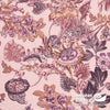 Dress Crepe 45" - July 2020 Collection; Design 09 - Sepia-tone Florals, Mauve