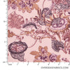 Dress Crepe 45" - July 2020 Collection; Design 09 - Sepia-tone Florals, Mauve