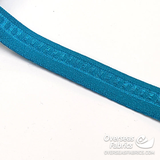 Lingerie Elastic - Turquoise Flat, 10mm (3/8")