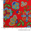 Elizabeth's Studio - Tucson 449, Beaded Floral, Red