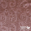 Embossed Velvet 60" - Paisley Sparkle, Dusty Rose