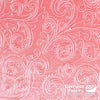 Embossed Velvet 60" - Paisley Sparkle, Peach Pink