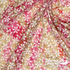 Embroidered Cotton 45" - Design 06, Pink Orange (Jan 2021)