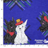 Flannelette Print 45" - July 2020 Collection; Design 56 - Scottish Terriers, Blue