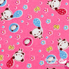 Flannelette Print 60" - Balloon Pandas, Pink (Nov 2020)