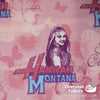 Printed Fleece 60" - Hannah Montana, Pink