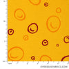 Flannelette Print 45" - Bubbles, Yellow (Fall 2021)