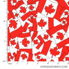 Canadiana Quilting Cotton - Canada Flag, Red