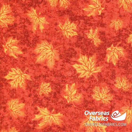 Canadiana Quilting Cotton - Maple Leaf, Red