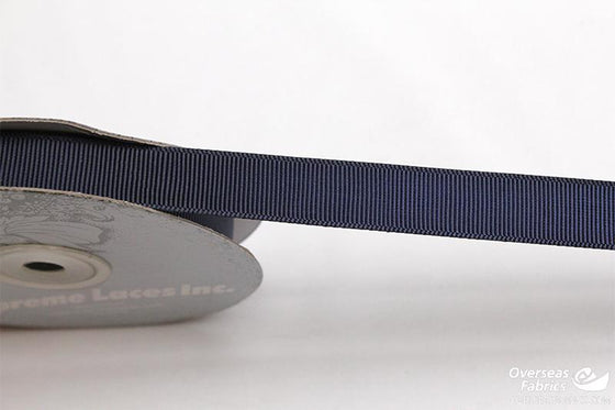Grosgrain Ribbon 16mm (5/8") - 015 Navy