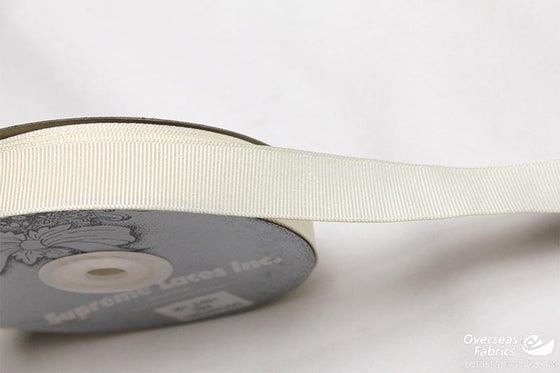 Grosgrain Ribbon 16mm (5/8") - 031 Ivory