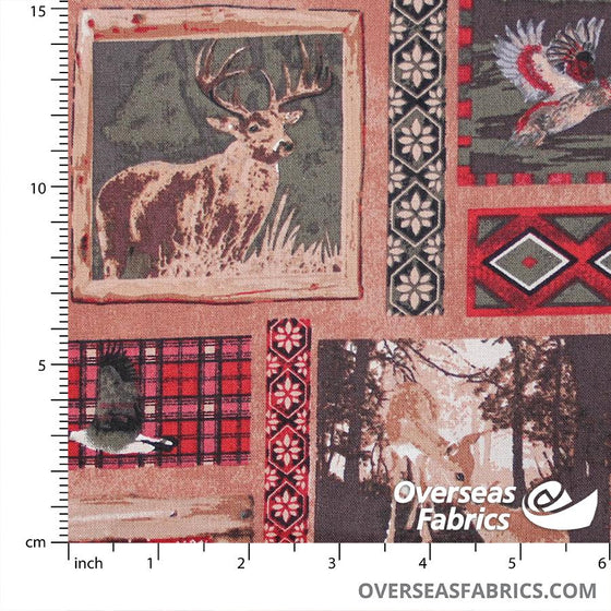 Joann Fabrics - Bear and Deer, Collage