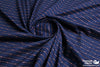 Polyester Knit 60" - Stripe, Blue