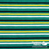 Cotton Knit 60" - Stripe, Teal
