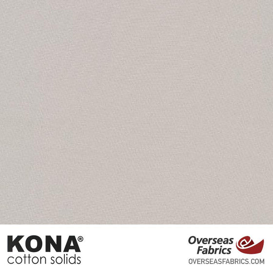 Kona Cotton Solids Ash - 44" wide - Robert Kaufman quilting fabric