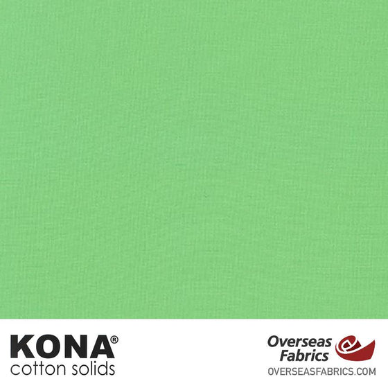 Kona Cotton Solids Asparagus - 44" wide - Robert Kaufman quilting fabric