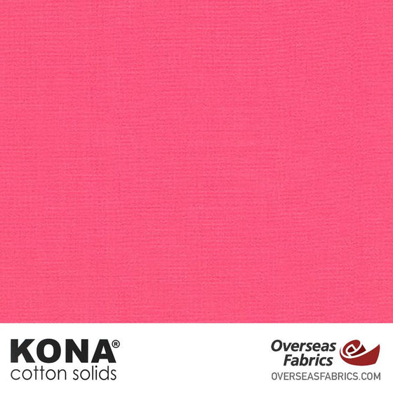 Kona Cotton Solids Azalea - 44" wide - Robert Kaufman quilting fabric
