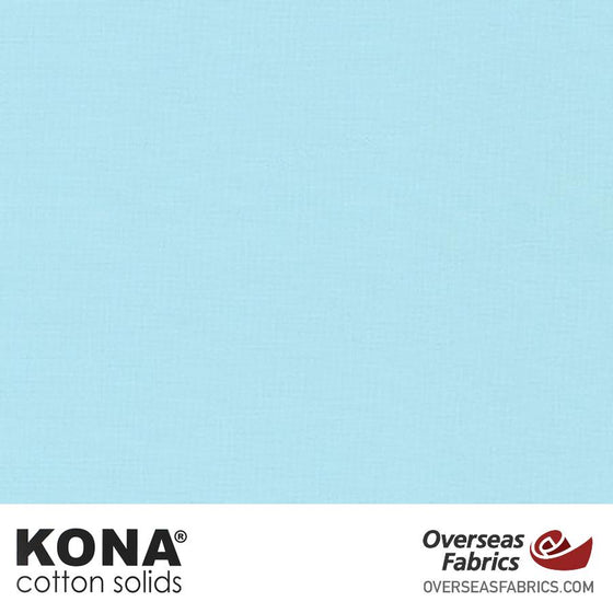 Kona Cotton Solids Baby Blue - 44" wide - Robert Kaufman quilting fabric