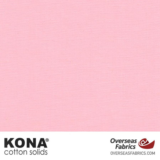Kona Cotton Solids Baby Pink - 44" wide - Robert Kaufman quilting fabric