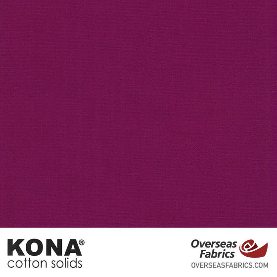 Kona Cotton Solids Berry - 44" wide - Robert Kaufman quilting fabric