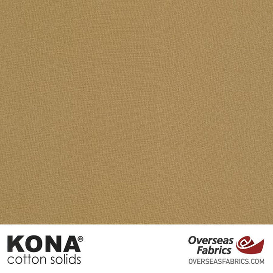 Kona Cotton Solids Biscuit - 44" wide - Robert Kaufman quilting fabric