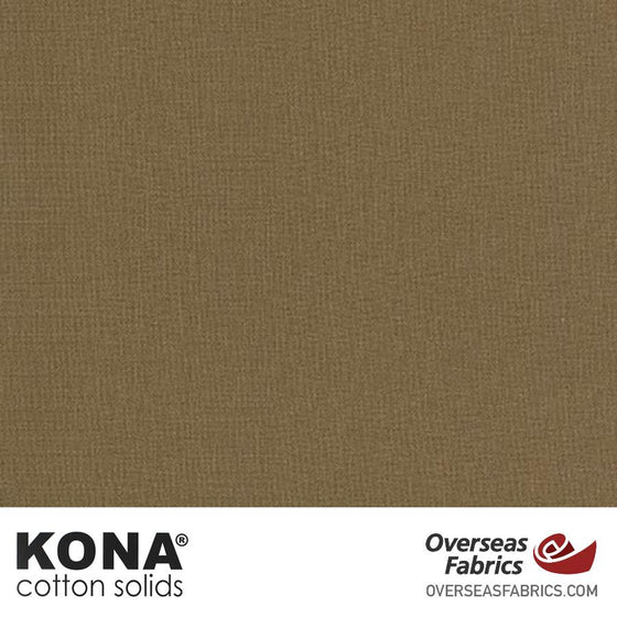 Kona Cotton Solids Bison - 44" wide - Robert Kaufman quilting fabric