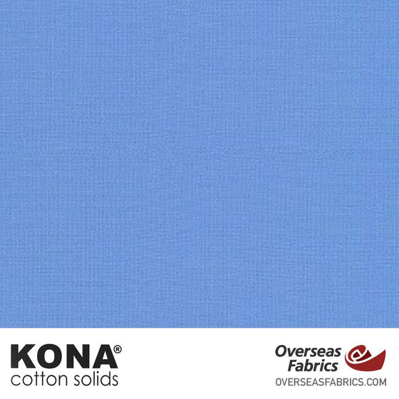 Kona Cotton Solids Blue Jay - 44" wide - Robert Kaufman quilting fabric