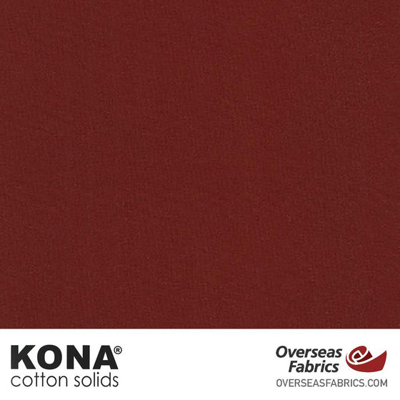 Kona Cotton Solids Brick - 44" wide - Robert Kaufman quilting fabric