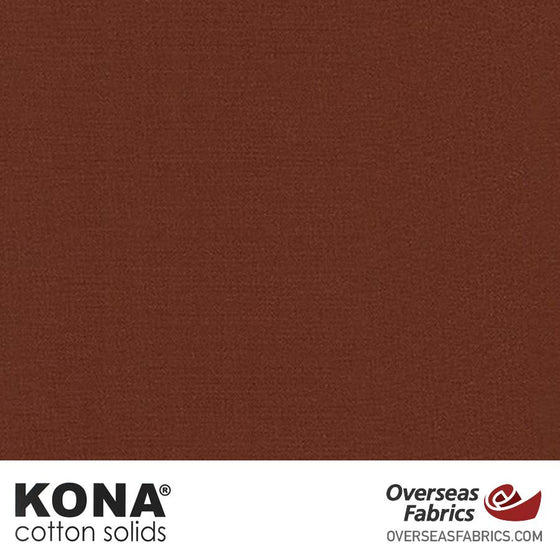 Kona Cotton Solids Brown - 44" wide - Robert Kaufman quilting fabric
