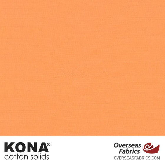 Kona Cotton Solids Cantaloupe - 44" wide - Robert Kaufman quilting fabric