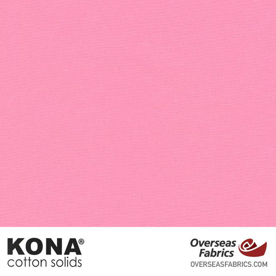 Kona Cotton Solids Carnation - 44" wide - Robert Kaufman quilting fabric