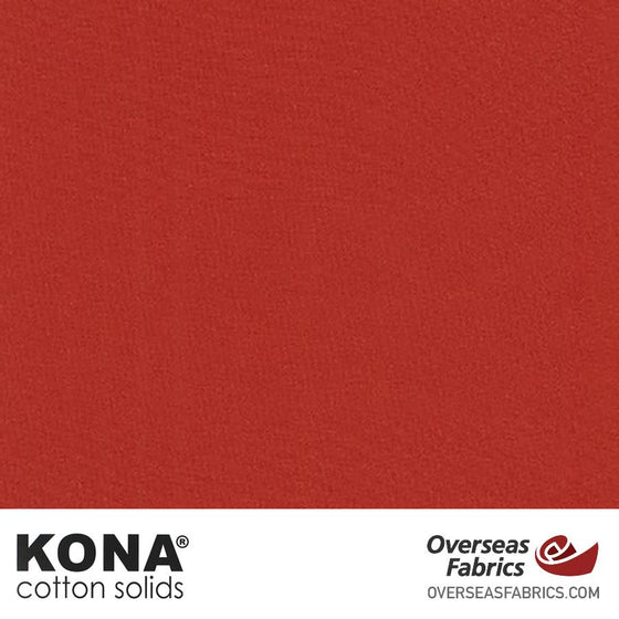 Kona Cotton Solids Cayenne - 44" wide - Robert Kaufman quilting fabric