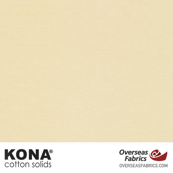 Kona Cotton Solids Champagne - 44" wide - Robert Kaufman quilting fabric