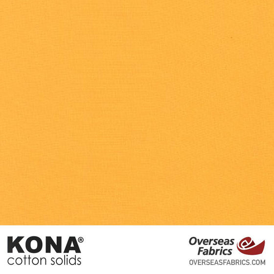 Kona Cotton Solids Cheddar - 44" wide - Robert Kaufman quilting fabric
