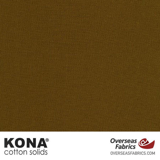 Kona Cotton Solids Chestnut - 44" wide - Robert Kaufman quilting fabric