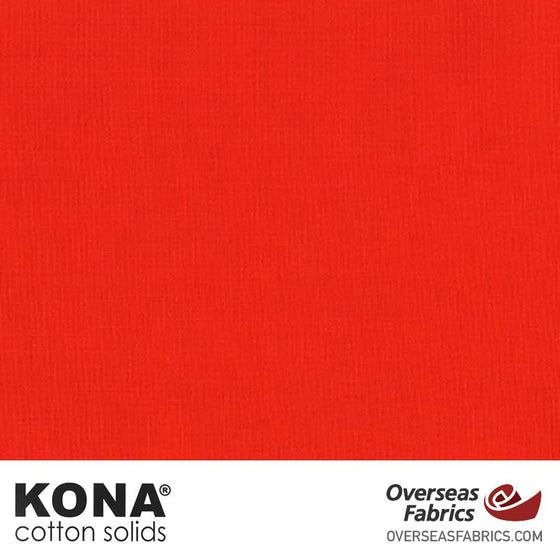 Kona Cotton Solids Chili - 44" wide - Robert Kaufman quilting fabric