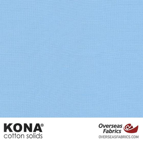 Kona Cotton Solids Cornflower - 44" wide - Robert Kaufman quilting fabric