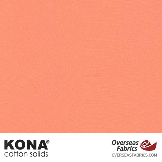 Kona Cotton Solids Creamsicle - 44" wide - Robert Kaufman quilting fabric